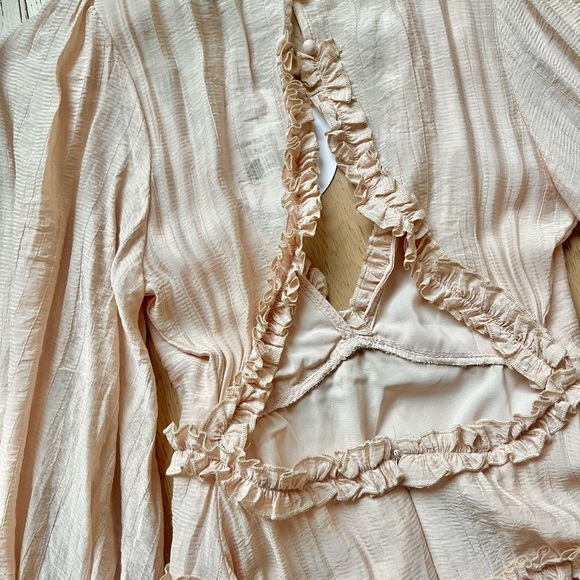 Princess Polly Pink Ruffled Mini Dress - Size 2 - Picture 6 of 8